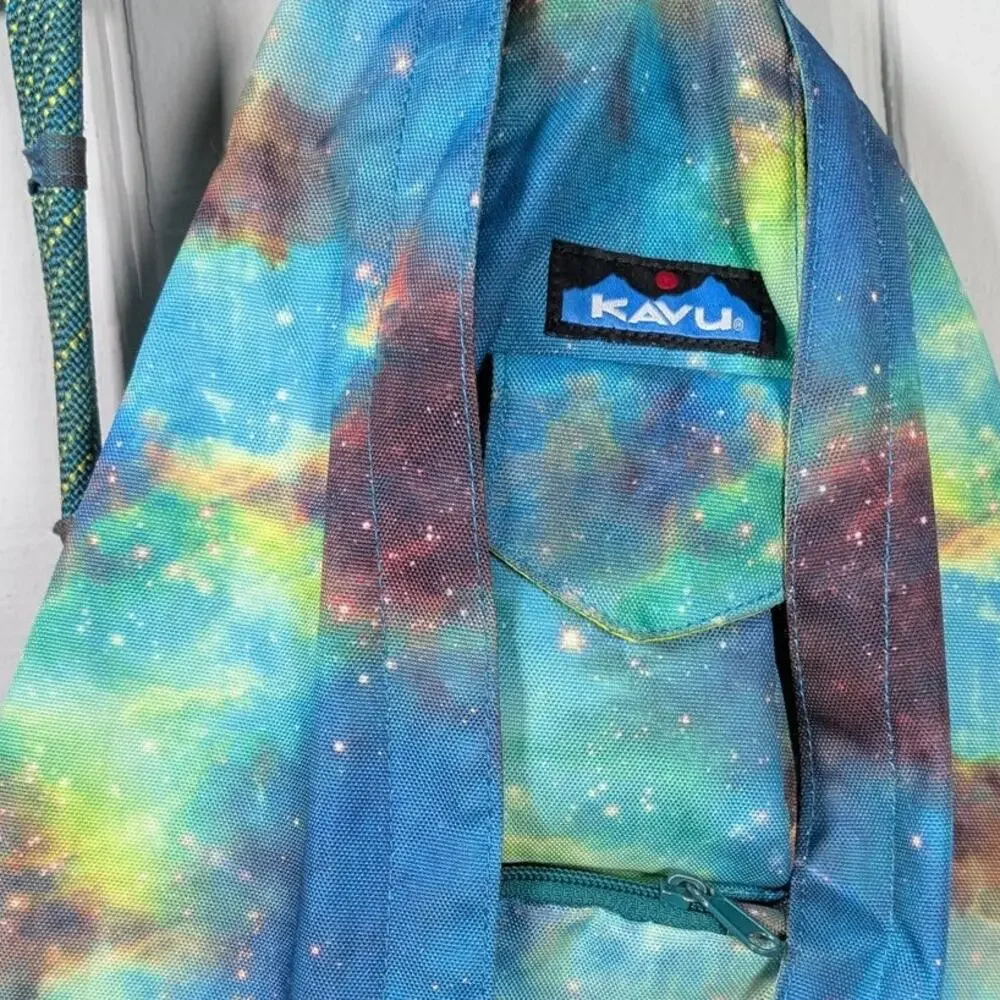 KAVU Rope Bag Backpack Multicolor Galaxy 20